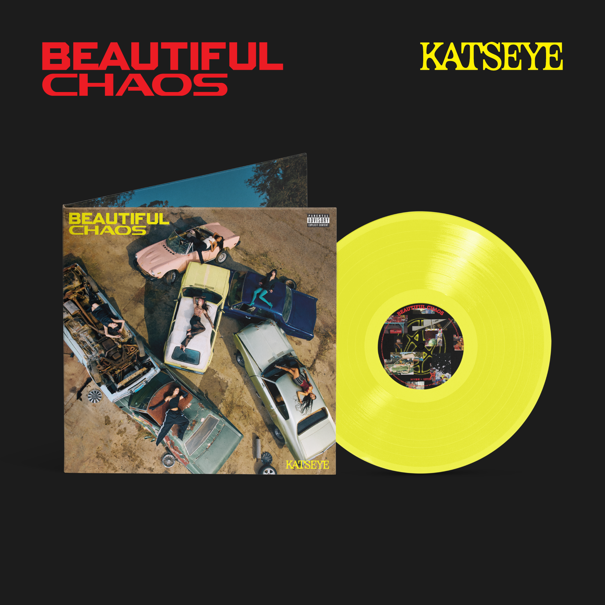 【匿名配送】KATSEYE BEAUTIFULCHAOS LP Vinyl BEAUTIFUL CHAOS - Katseye
