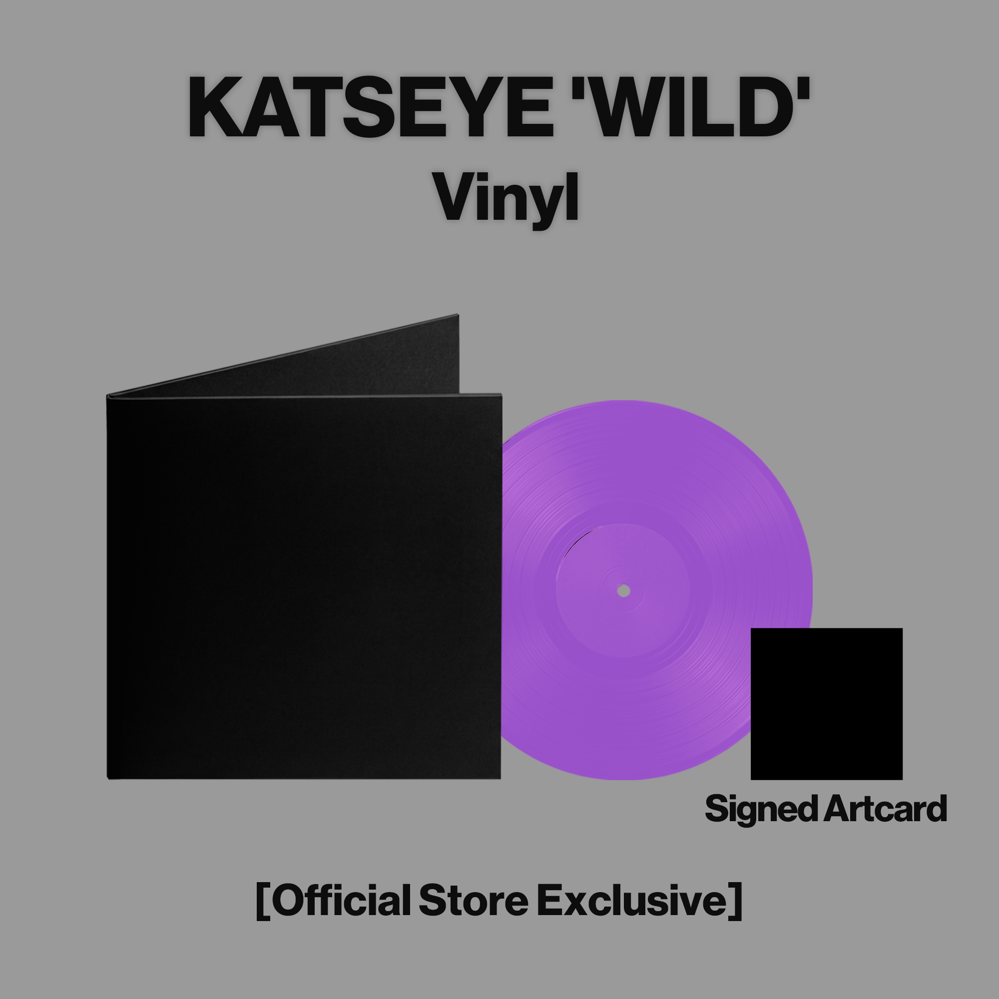 KATSEYE WILD - Official Store Exclusive Vinyl + Signed Artcard Official Store Exclusive Vinyl + Signed Artcard 442815