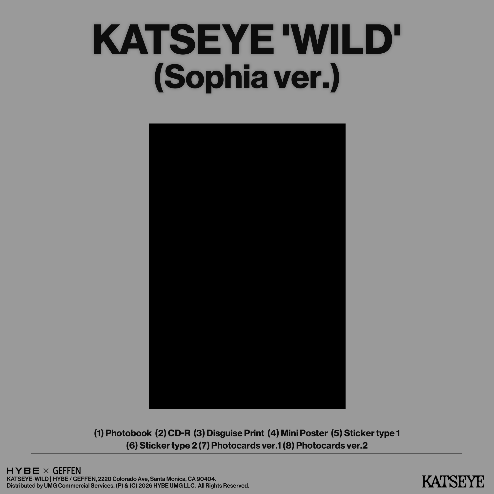 KATSEYE WILD (Sophia ver.) (Sophia ver.) 442605