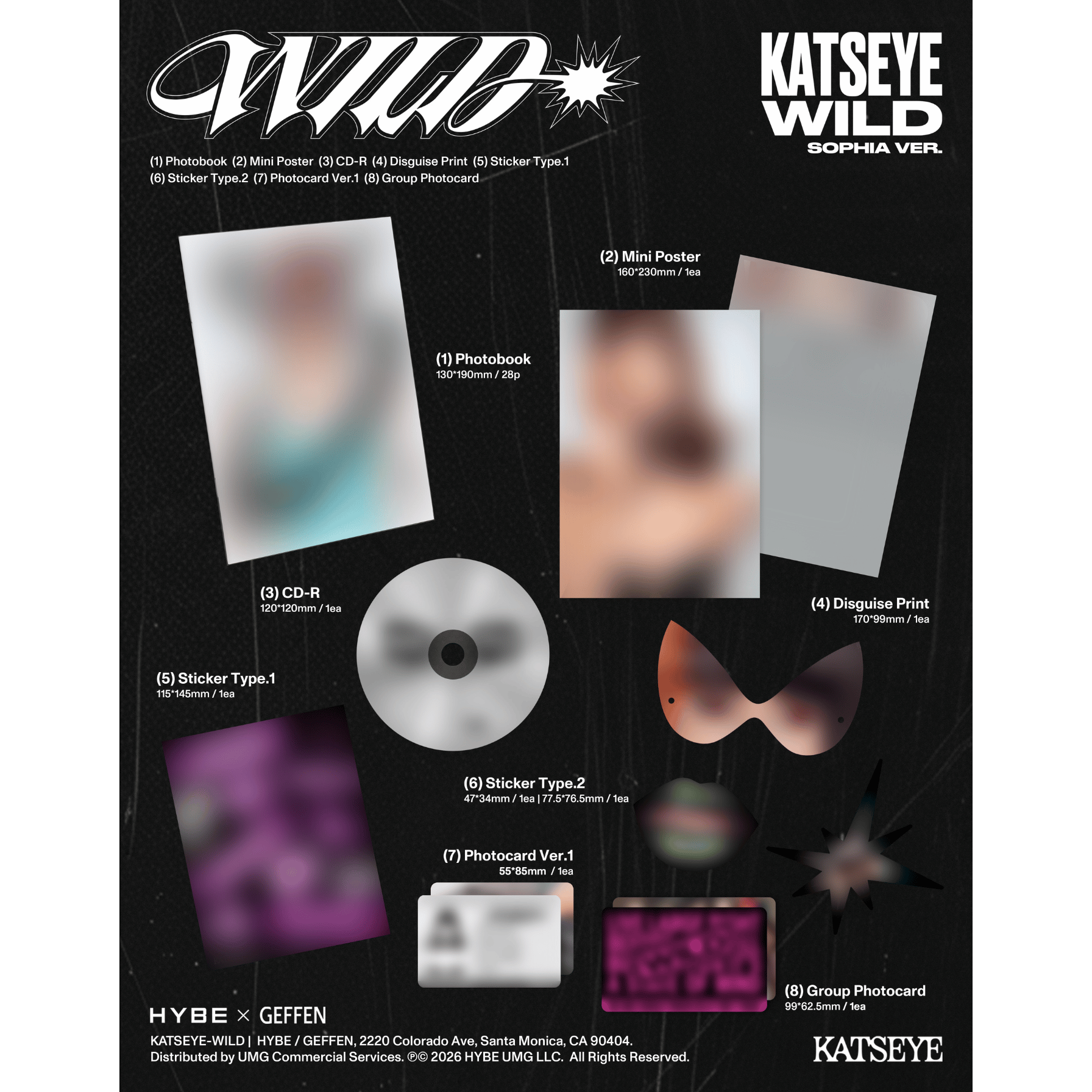 KATSEYE WILD (Sophia ver.) (Sophia ver.) 451018