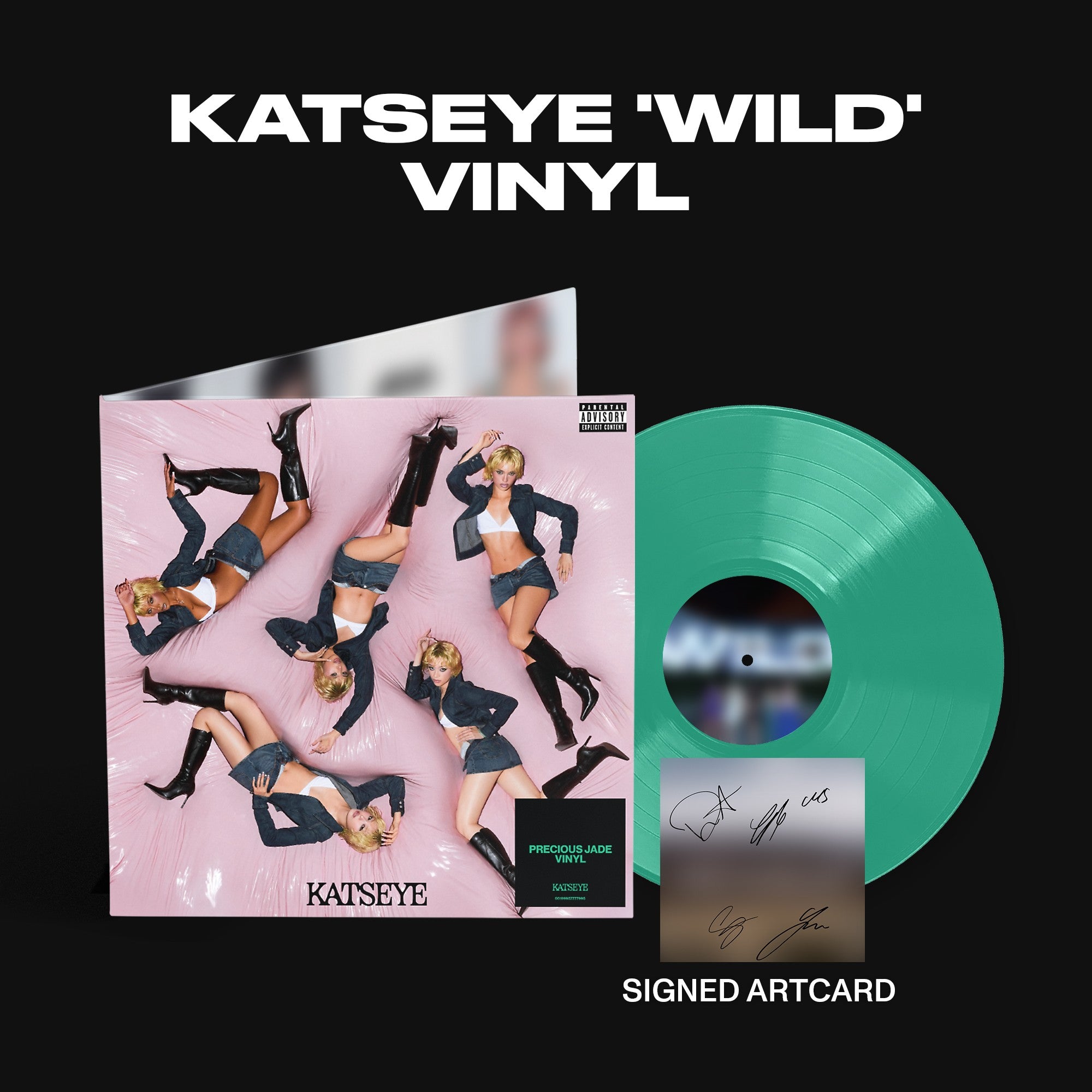 KATSEYE WILD Vinyl - Standard Edition + Signed Artcard Standard Edition + Signed Artcard 450734