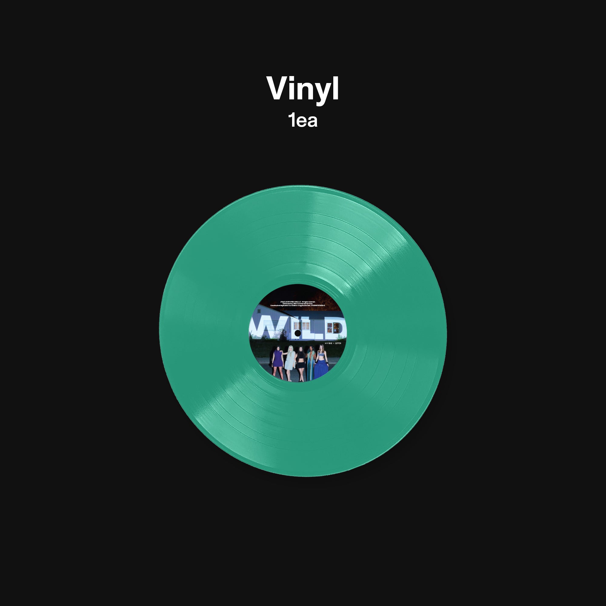 KATSEYE WILD Vinyl - Standard Edition + Signed Artcard Standard Edition + Signed Artcard 455017