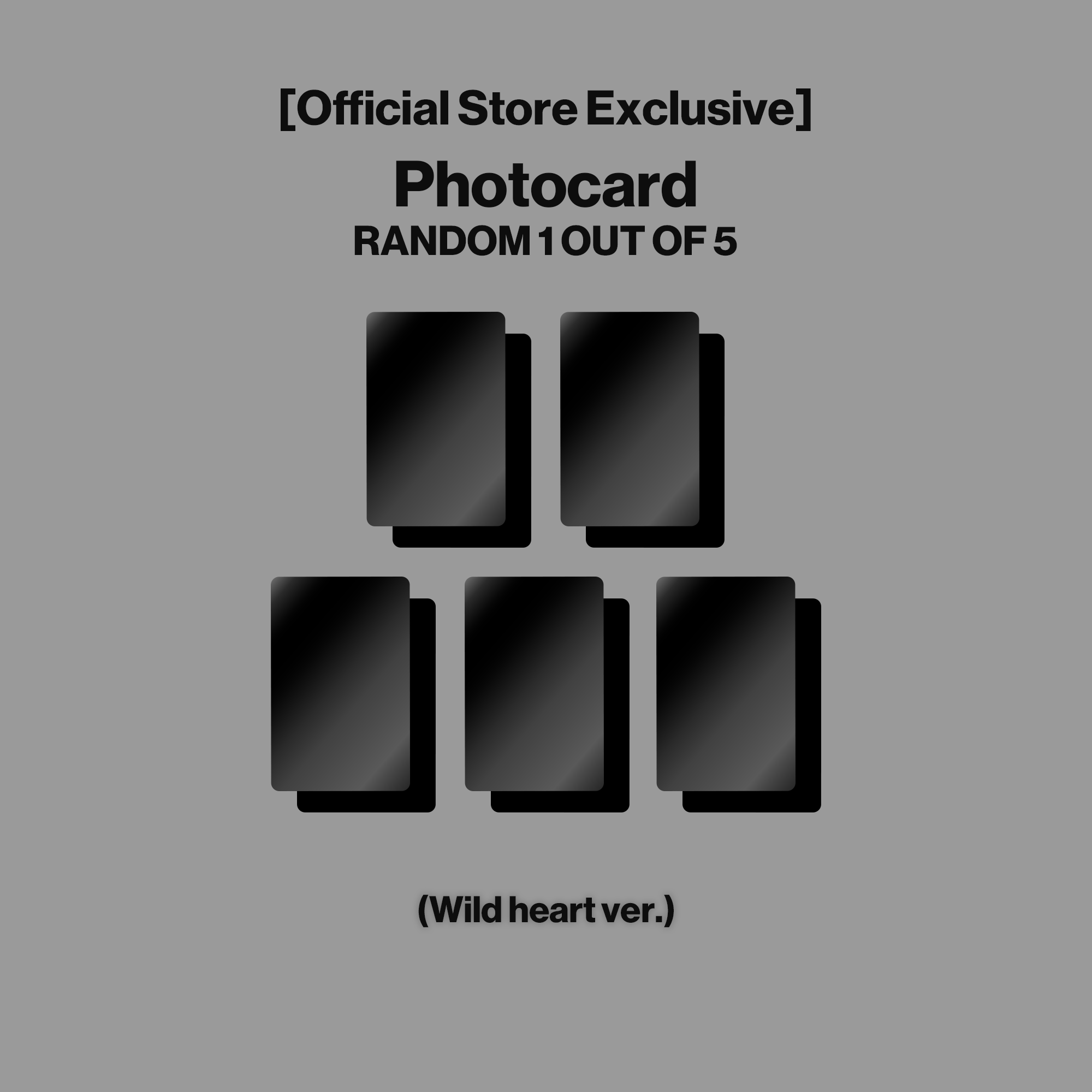 KATSEYE WILD (Wild Heart ver.) - Official Store Exclusive CD + Signed Artcard Official Store Exclusive CD + Signed Artcard 442145