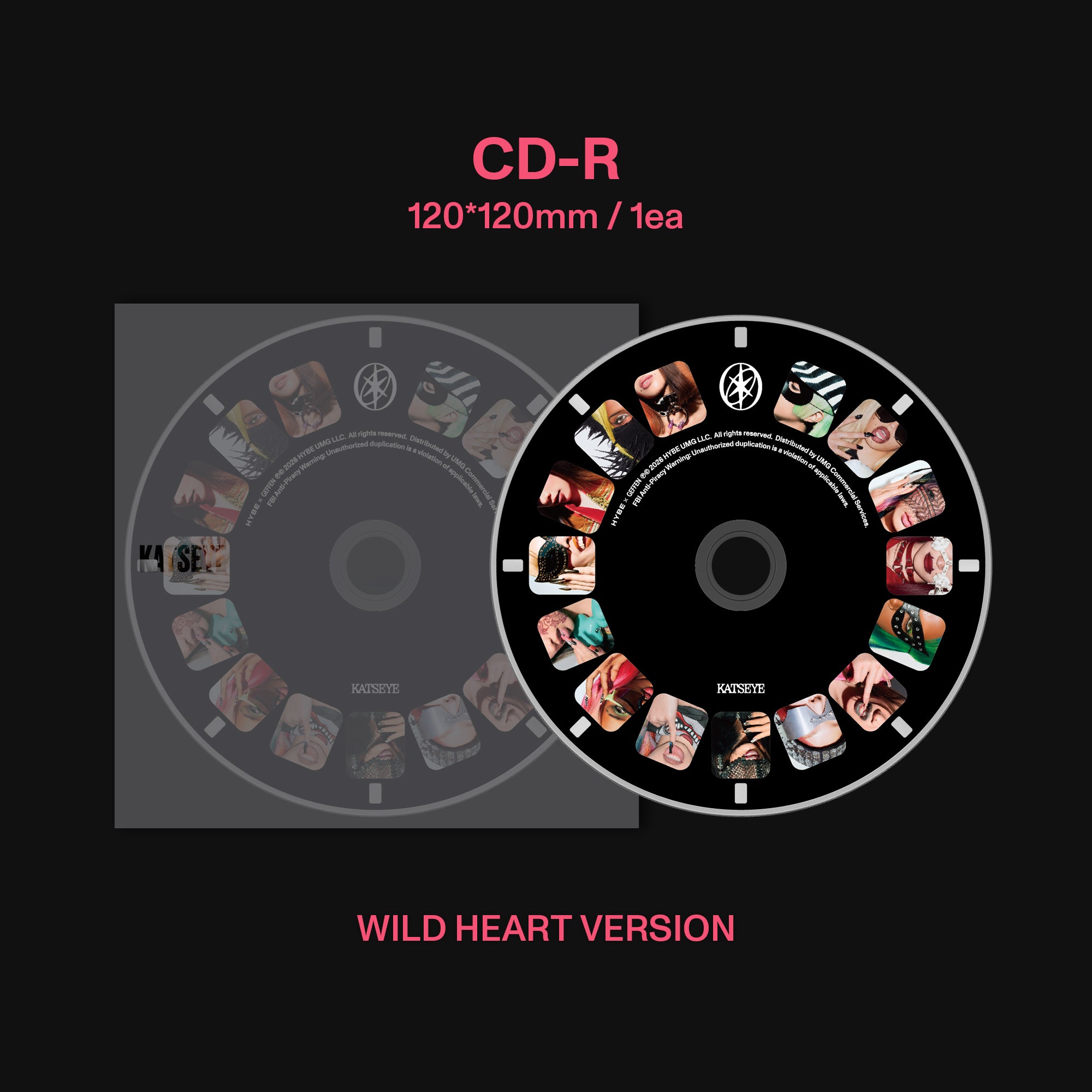 KATSEYE WILD - Wild heart ver. - CD CD 454969