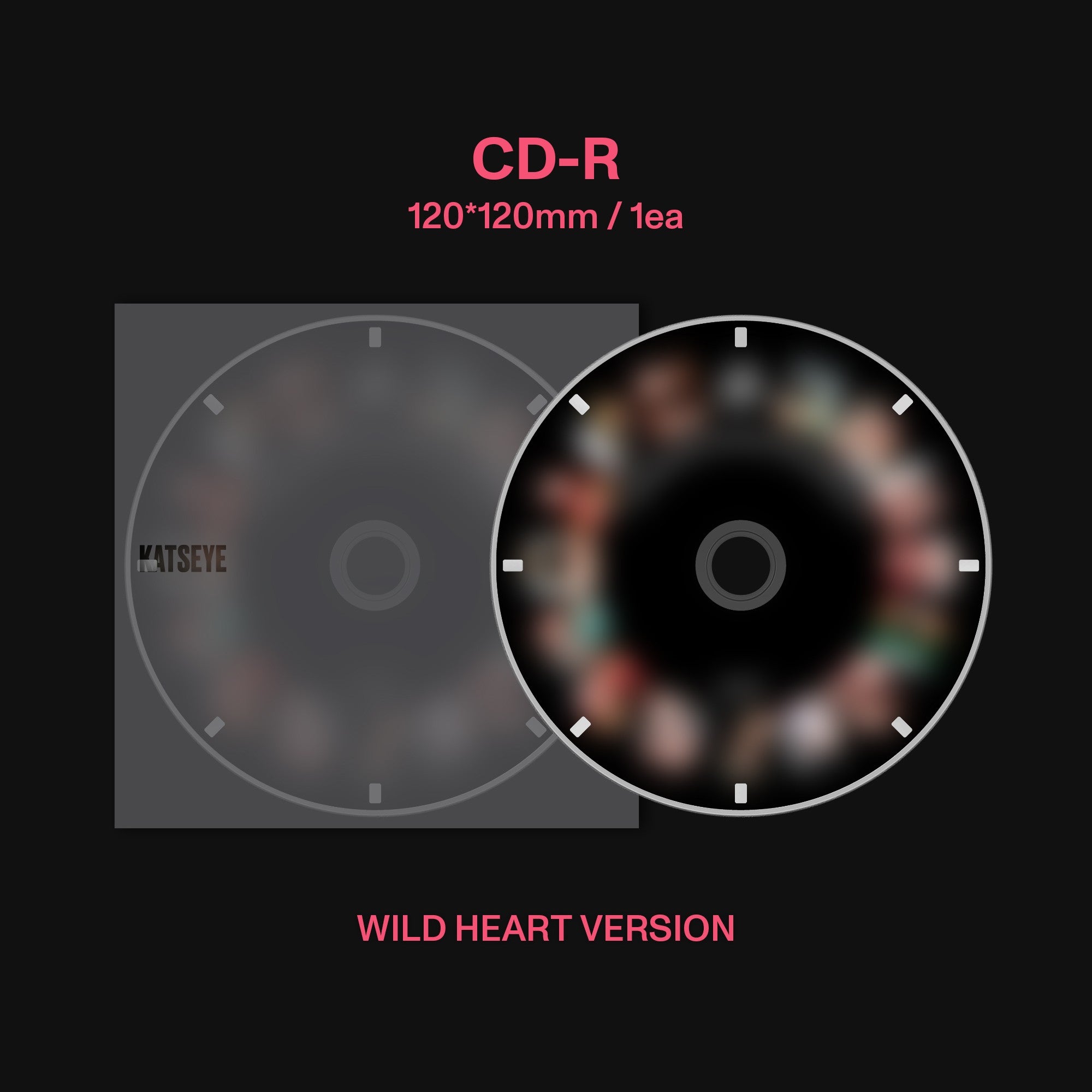 KATSEYE WILD - Wild heart ver. - Official Store Exclusive CD Official Store Exclusive CD 450690