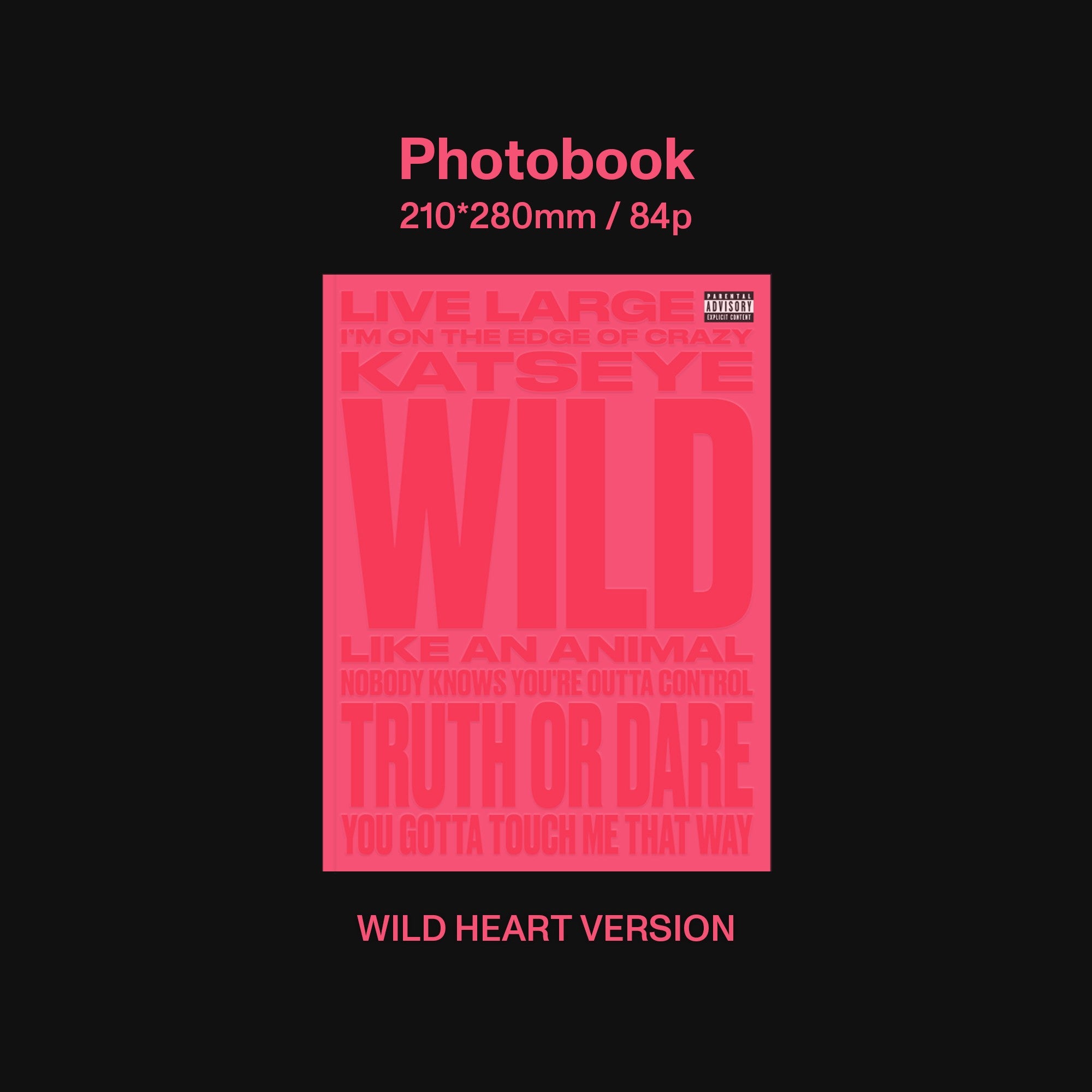 KATSEYE WILD - Wild heart ver. - Official Store Exclusive CD Official Store Exclusive CD 450694