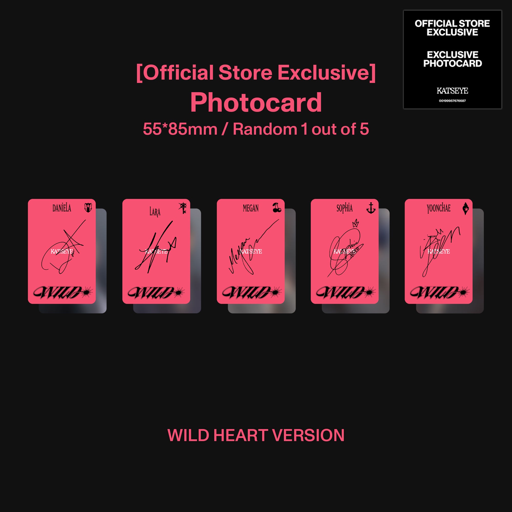 WILD - Wild heart ver. - Official Store Exclusive CD - Katseye